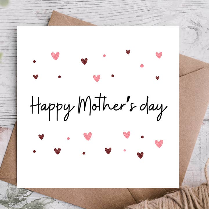 Carte de fête des mères / Carte pour la fête des mères / Fête des mères minimaliste pour la vente par Highgrove Cards