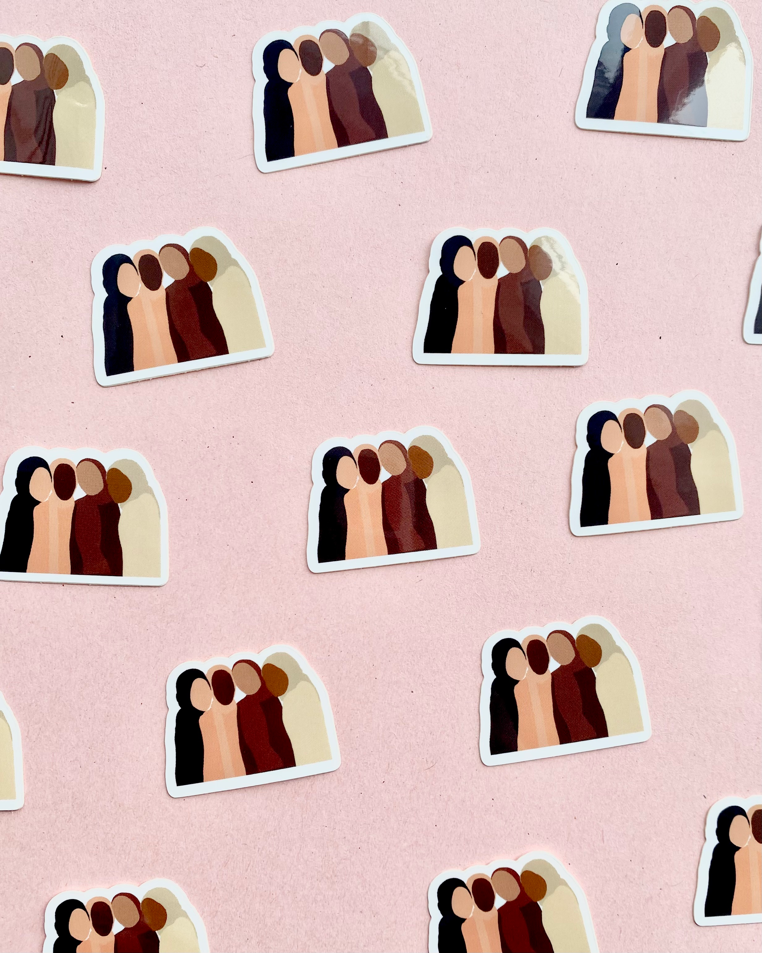 Marhaba Prints - Wholesale Sticker - Hijabis Vinyl Glossy Die Cut Sticker2