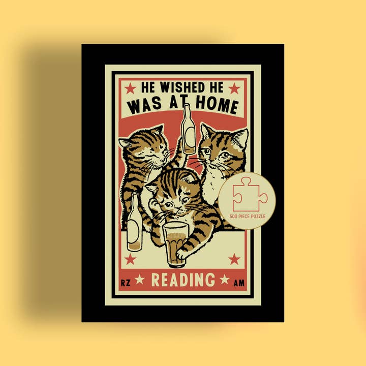 Gatos bêbados - quebra-cabeça de “leitura” por atacado de RECESS