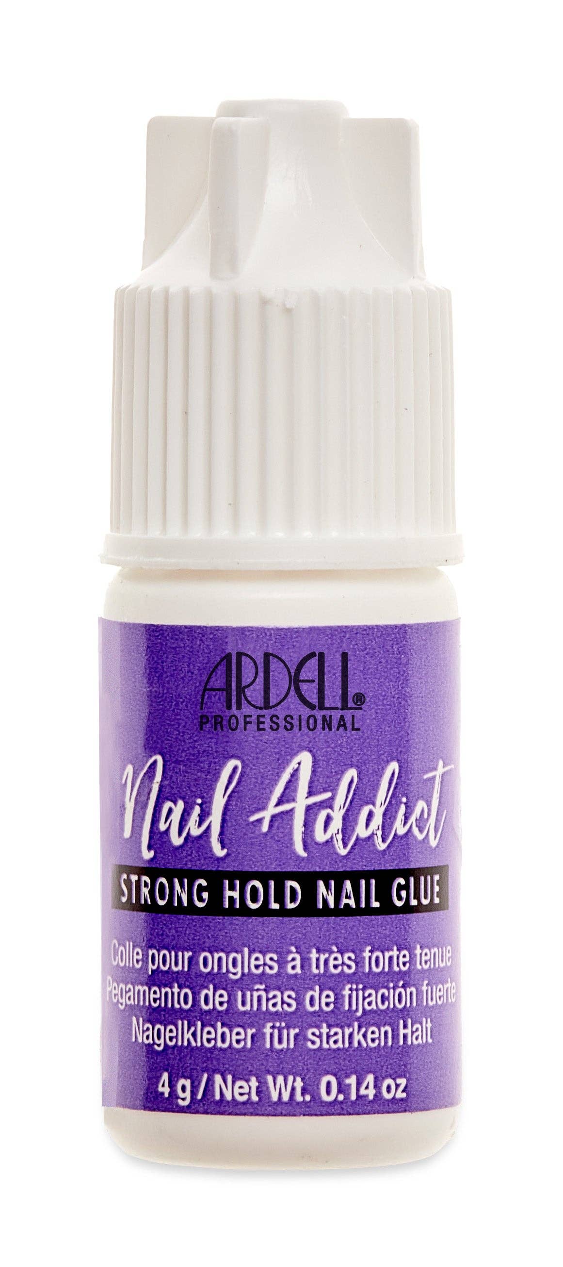 Beauty Goddess – Endurecedor/fortalecedor de unhas por atacado – Cola Ardell Nail Addict Strong Hold, 4g1