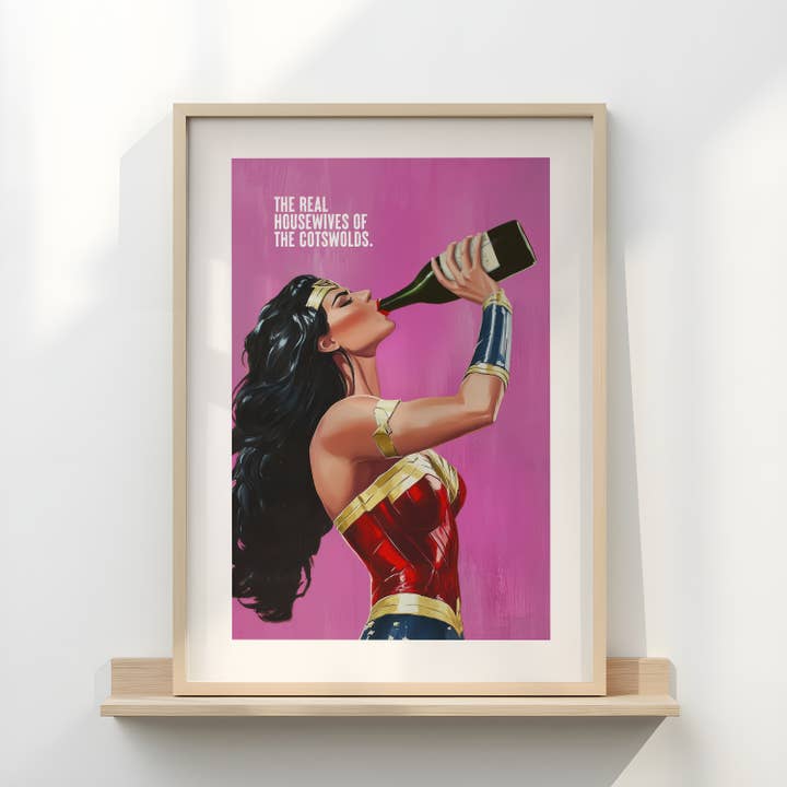 The Real Housewives - A4 Print | Customised Kitchen Art for wholesale by Timmy Loves