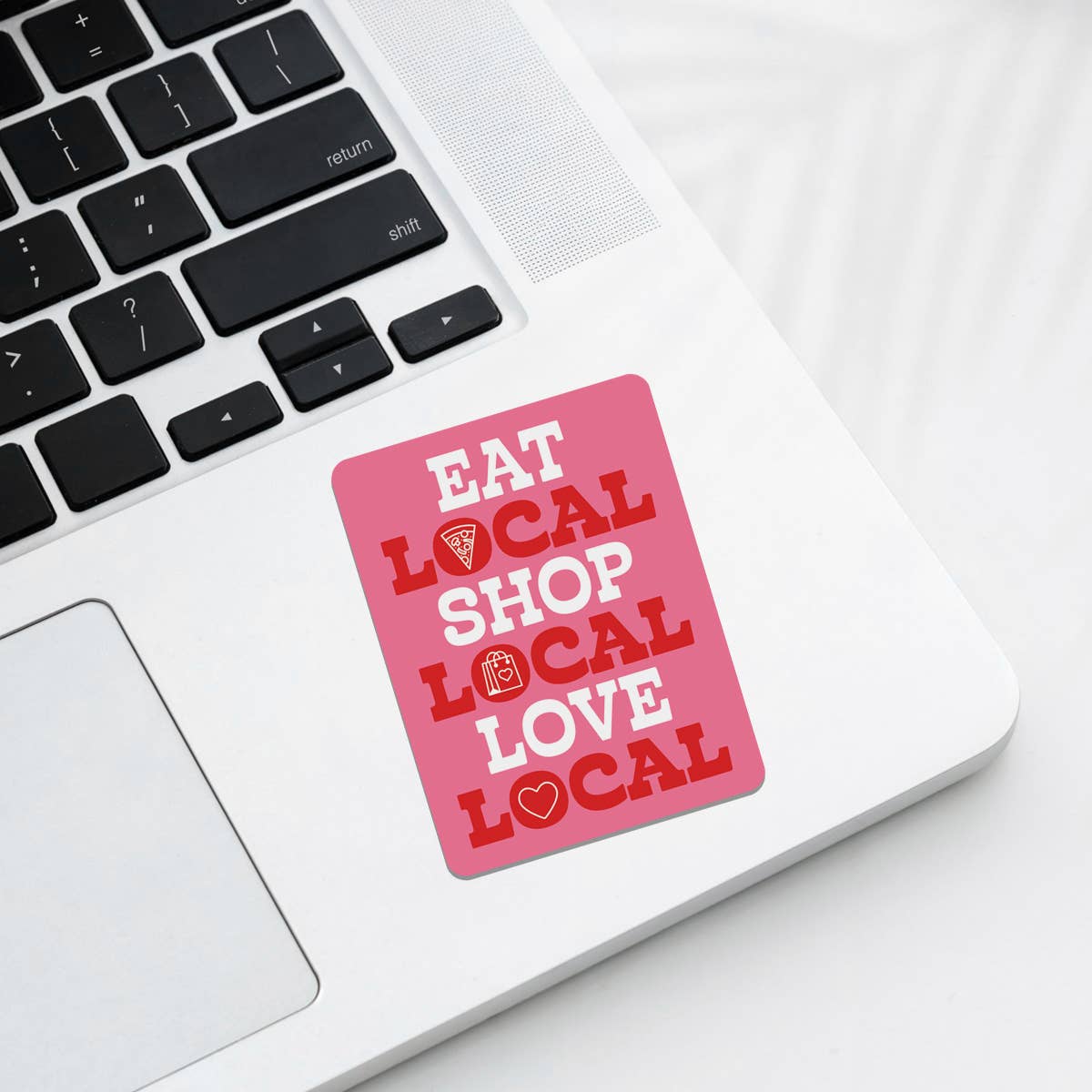 Rock Scissor Paper - Wholesale Sticker - Eat Local - Shop Local - Love Local Vinyl Sticker