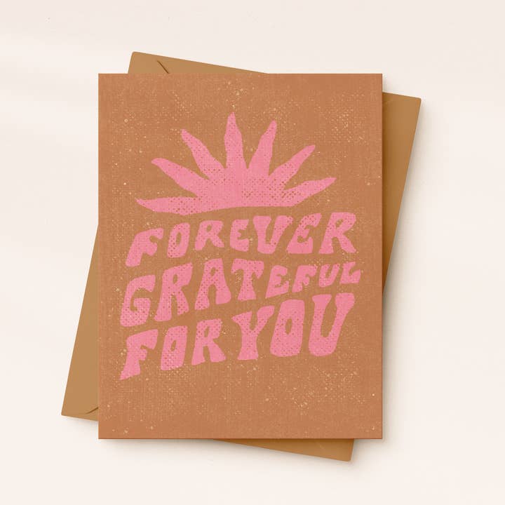 Voor altijd dankbare kaart | Thanksgiving kaart | Herfst dankbaarheidskaart voor wholesale door Daydream Prints