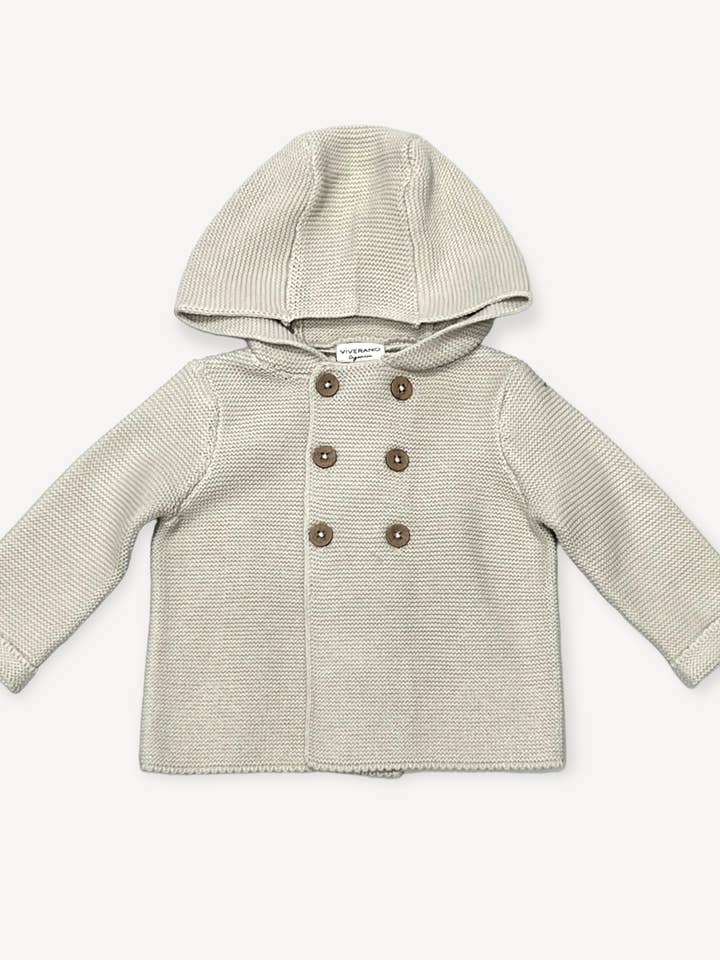 Viverano Organics - Vente Manteau – bébé - Manteau à capuche pour bébé à double bouton (biologique) 4 couleurs1