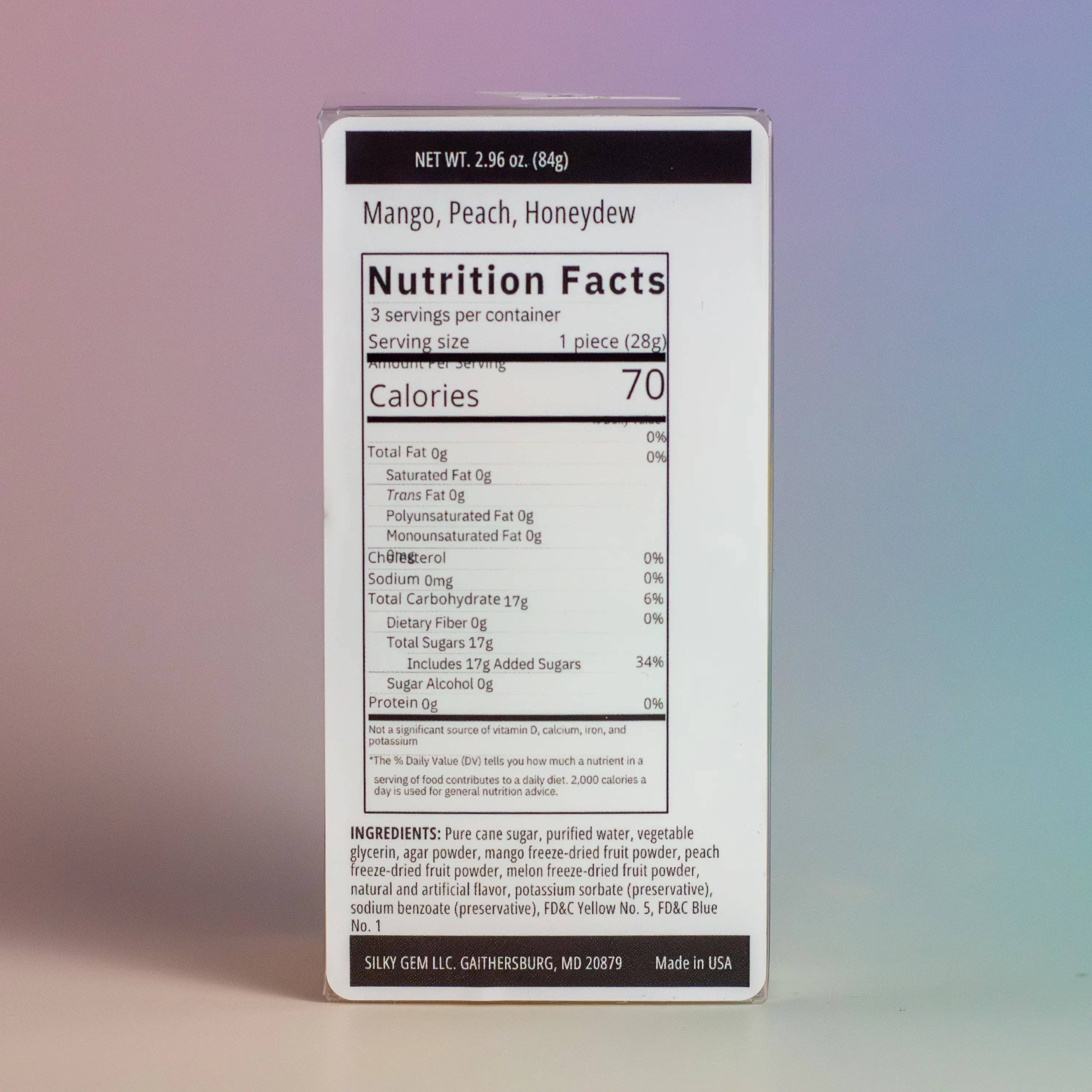 Silky Gem LLC - Vente Bonbons gélifiés - Trios Signature Silky Gem®11