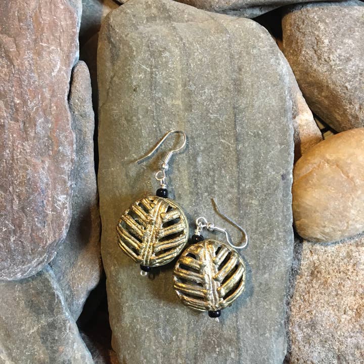 Asante Moon Earrings for wholesale by Reflections African Jewelry LLC