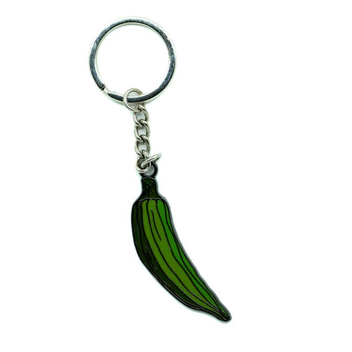 Pounded Yam Productions - Wholesale Keychain - Unisex - Keychain: Okra
