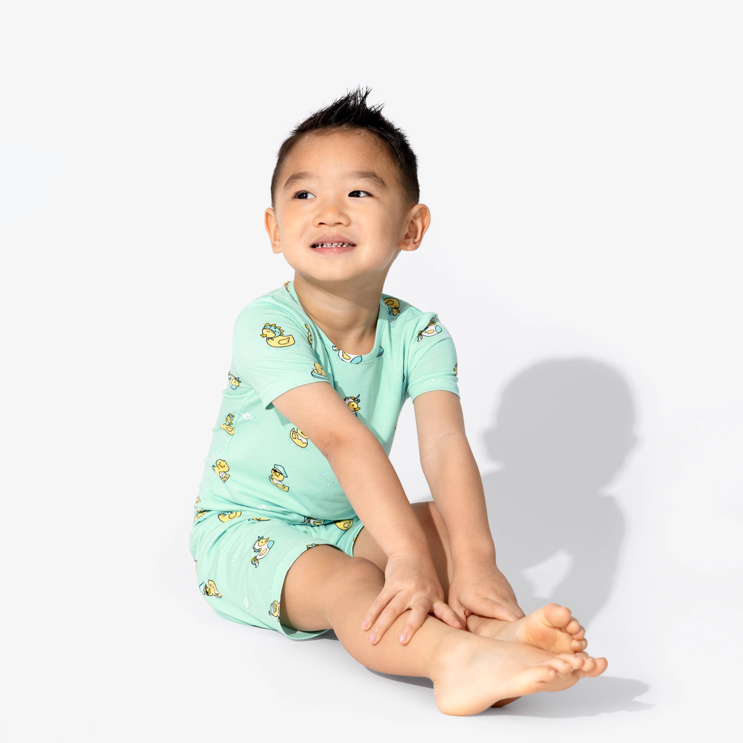 Bellabu Bear - Wholesale Sleepwear Set - Kids - Rubber Ducky Bamboo Kids Pajama Short Set7
