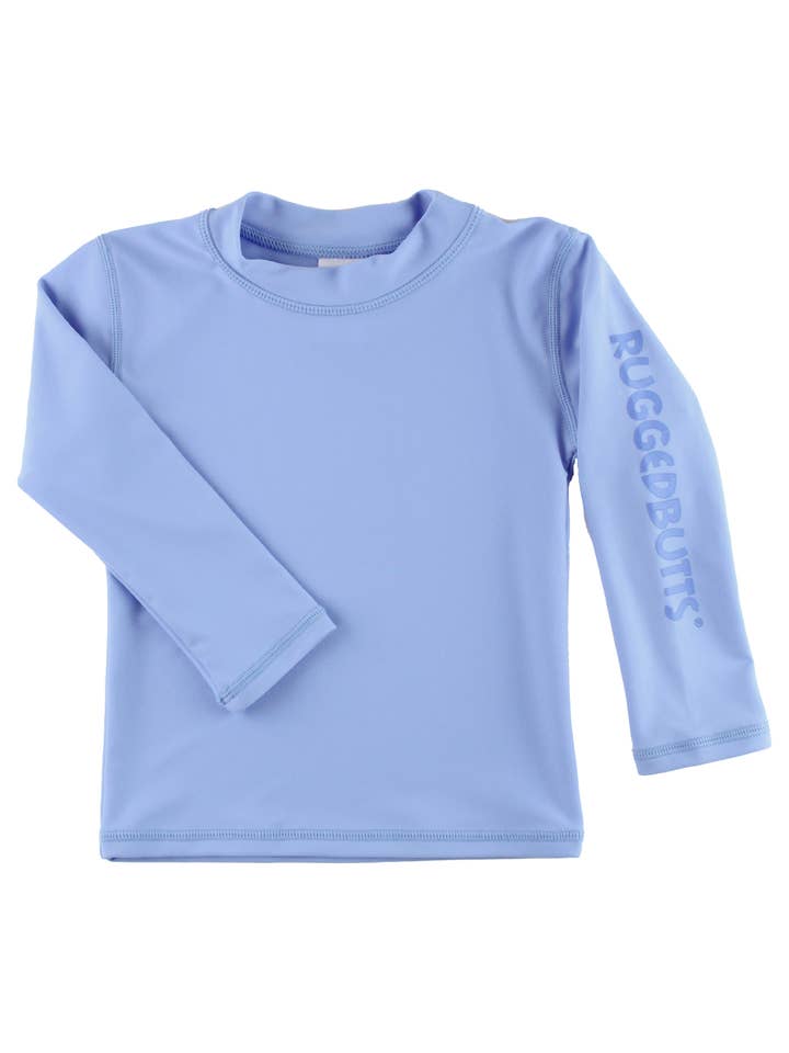 Boys Periwinkle Blue Long Sleeve Logo Rash Guard
for wholesale on Faire