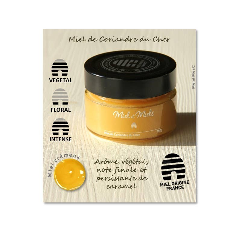 MIEL ET MIELS - Wholesale Honey - Coriander honey from Cher 150g2