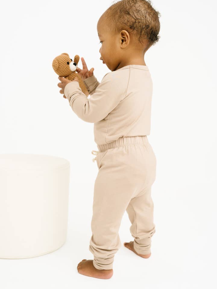 Sandstone Bamboo Lounge Set for wholesale by Little One Shop