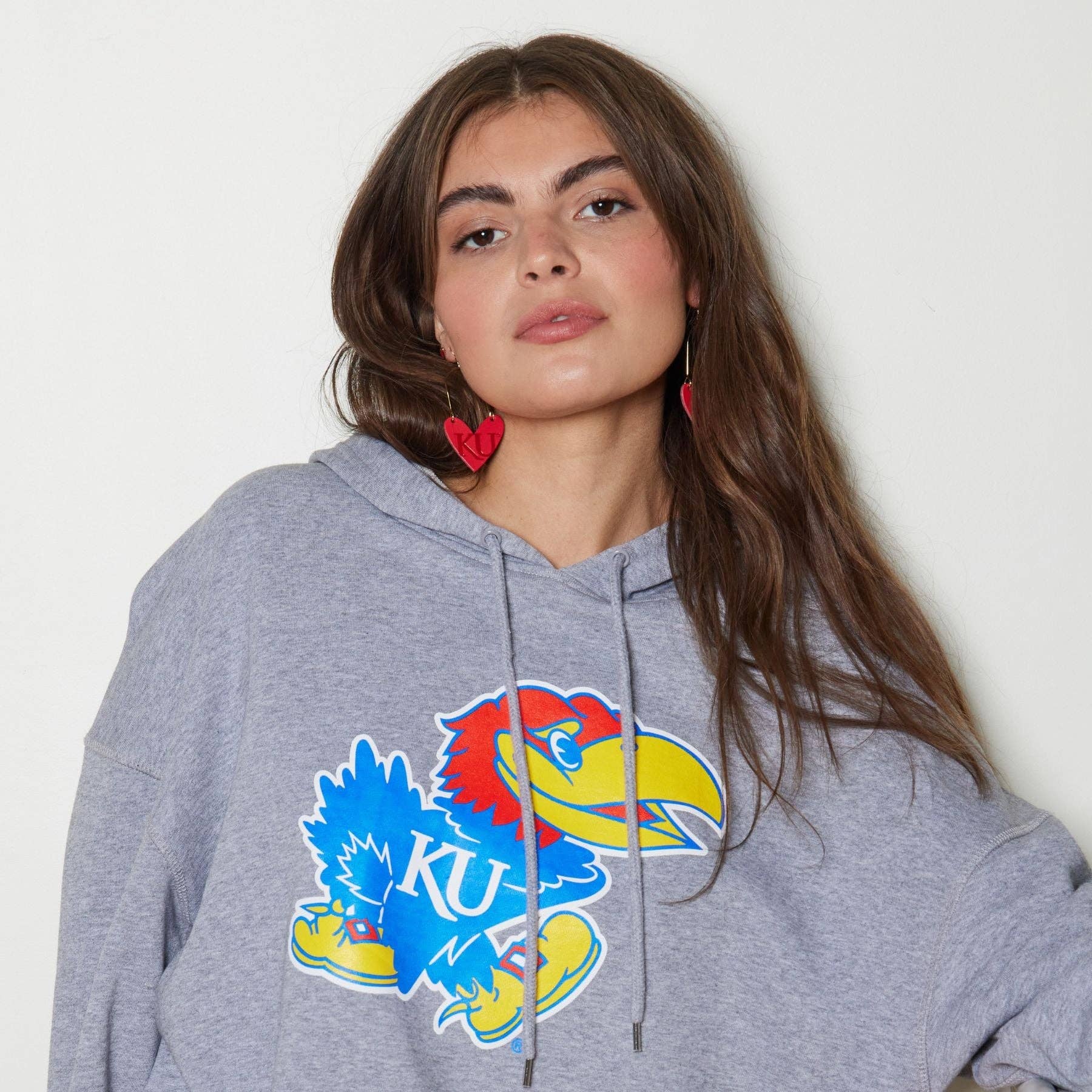 Nickel and Suede - Venta al por mayor Pendientes colgantes - Níquel y gamuza x Cherry - KU Sweethearts2