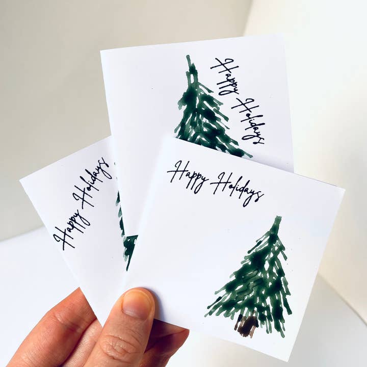 Atelier By Cat - Wholesale Season's Greetings Card - mini Seed Paper Cards, Plantable Eco Friendly, Holiday Cards1