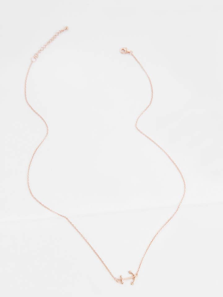 Anchor Necklace (18K & 24K Gold) for wholesale by Lovoda