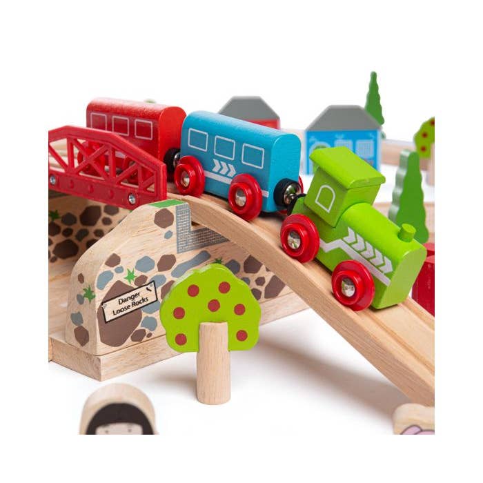 Bigjigs Toys - Wholesale Toy Set - Kids - Rural Rail and Road Set4