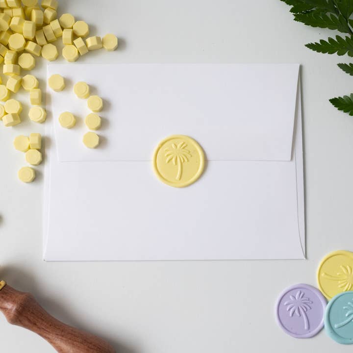 Palm Tree Wax Seal Stamp Kit for wholesale by Modern Legacy Paper Company