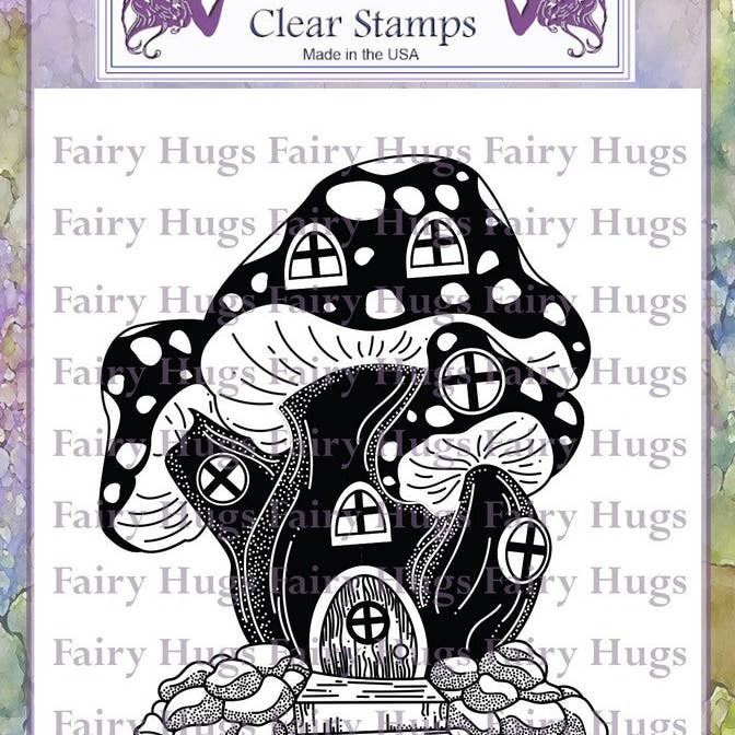 Fairy Hugs Stamps - Toadstool House for wholesale by Fairy Hugs