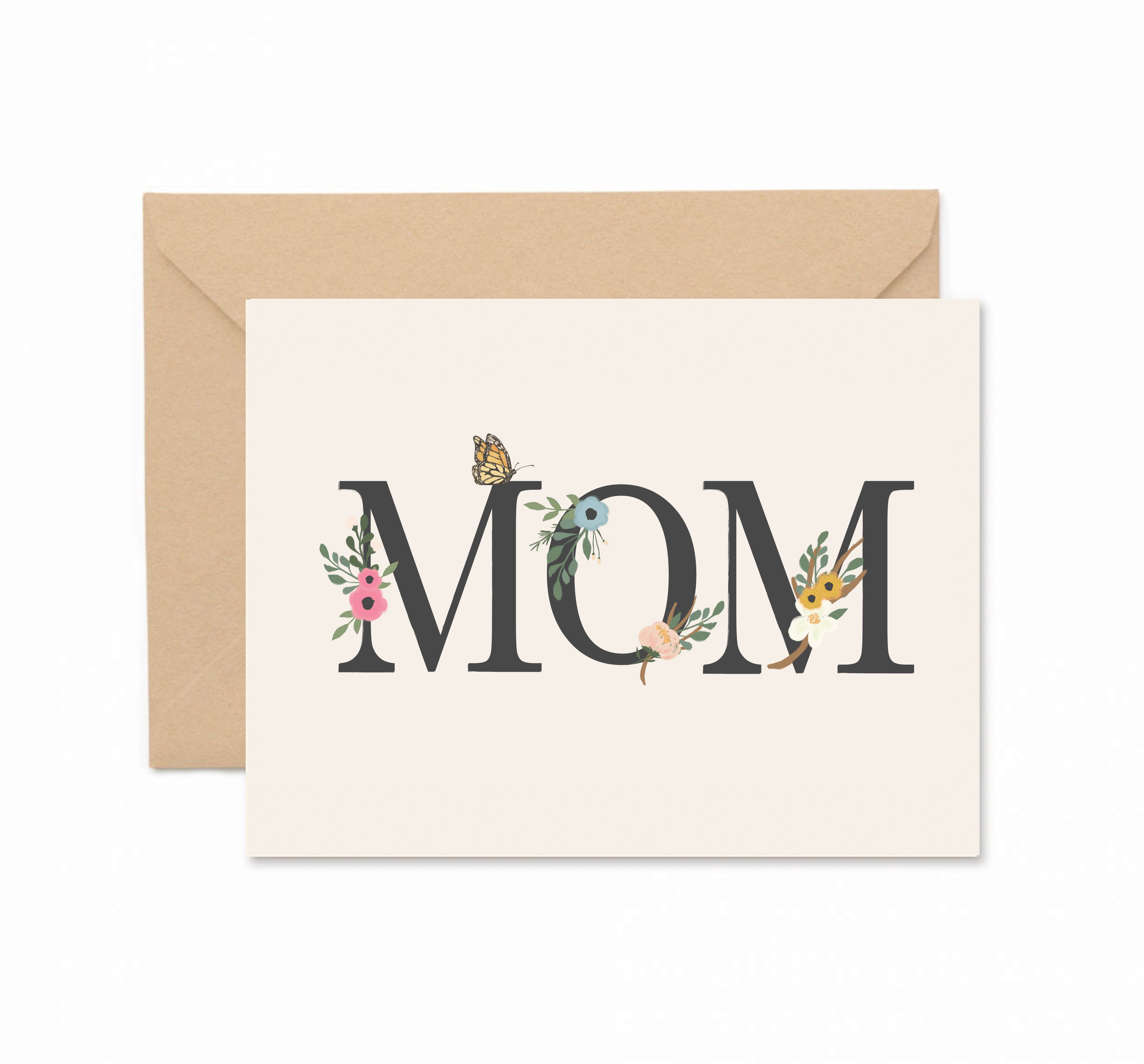 Ginger P. Designs - Wholesale Mother's Day Card - Mom Floral Mother's Day Greeting Card