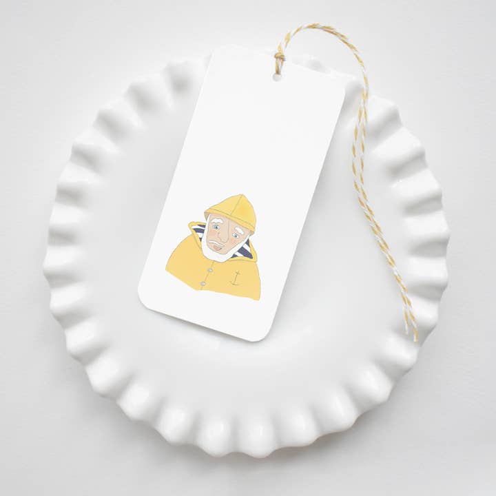 Skipper Gift Tag for wholesale by Sara Fitz