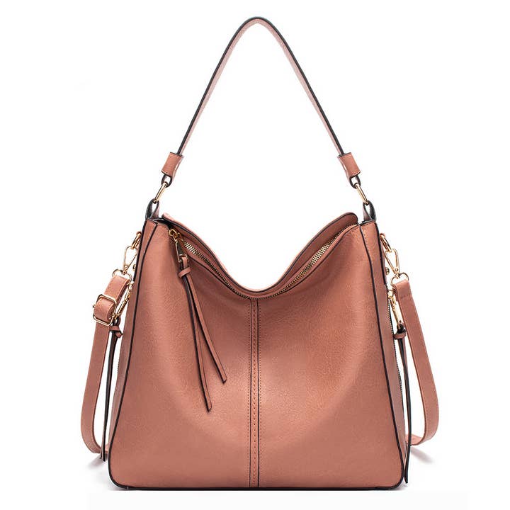 Little Trendy - Wholesale Shoulder Bag - Women's - Women's shoulder bag large capacity Soft leather handbag8