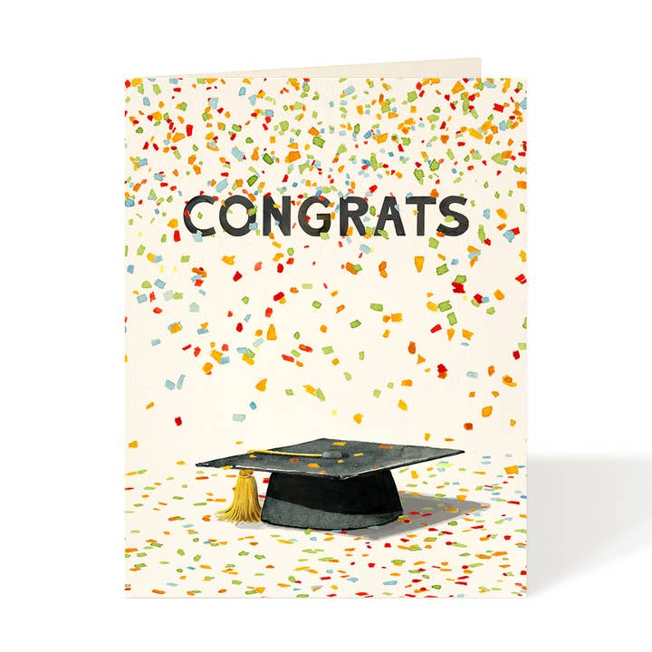 Felix Doolittle - Wholesale Congratulations card - Confetti Graduation - Graduation Card