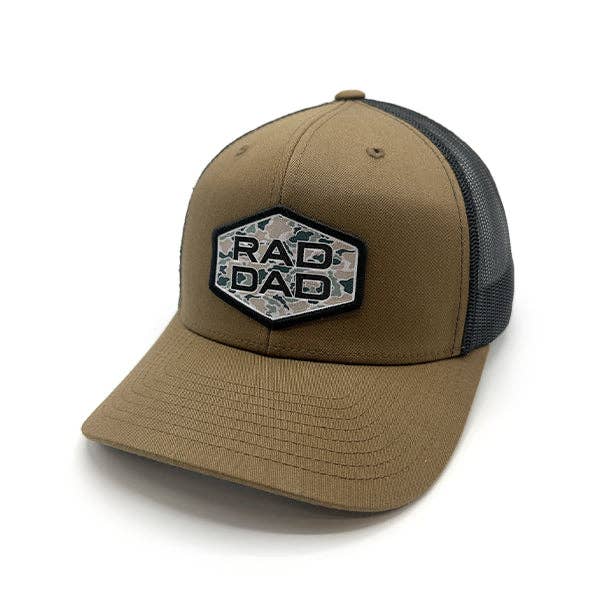 Shield Republic – wholesale Trucker hat – Men's – Rad Dad Duck Camo Woven Patch Hat
