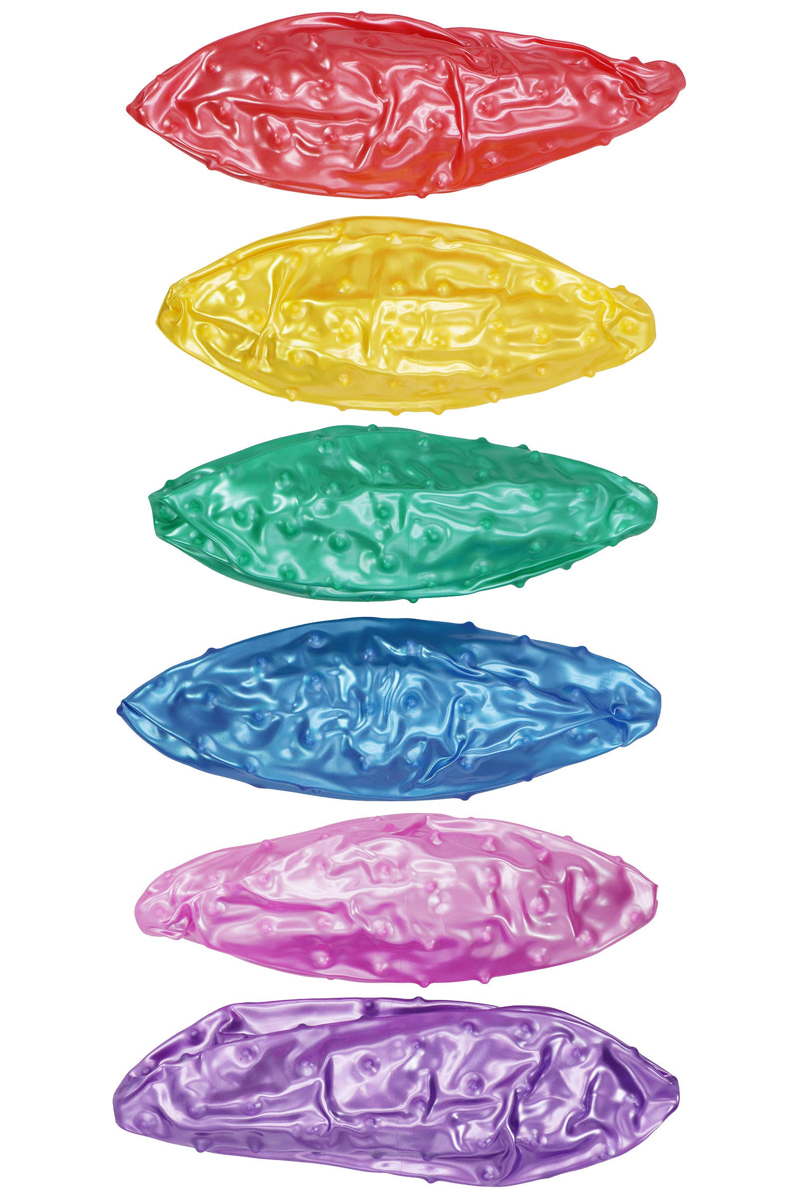 ASSORTED 7.5 Inch Spiky Bouncy Knobby Balls - Deflated for wholesale on Faire1