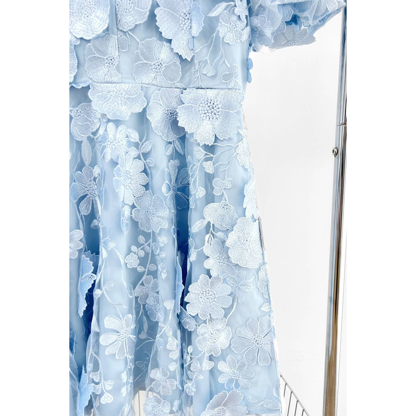 XHHH Inc - Wholesale Dress - Women's - X9035CD.3D Floral Embroidered Mini Dress11