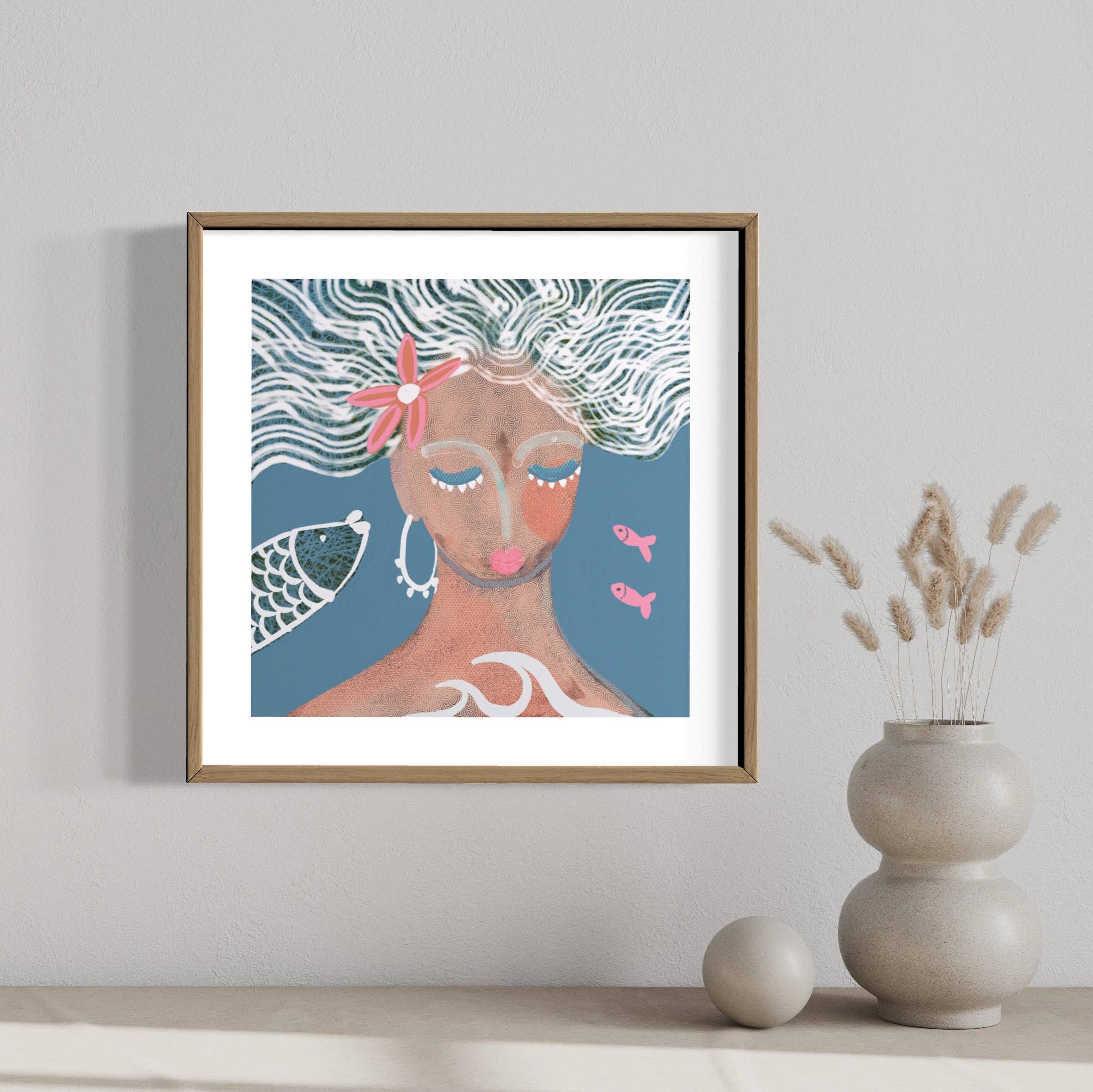 Sue Fantini Art - Vendita all'ingrosso Stampa artistica - Sirenetta1