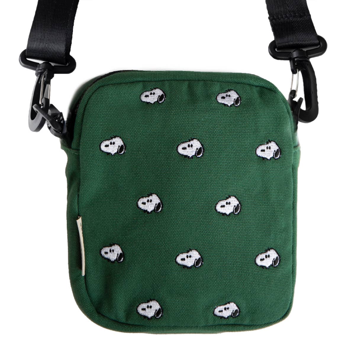 Three Potato Four - Wholesale Crossbody Bag - Unisex - 3P4 x Peanuts® - Snoopy Embroidered Crossbody Bag (Forest)2