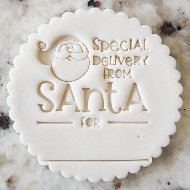 Special Delivery From Santa For Cookie Biscuit Stamp Christmas for wholesale by Cut Bake Stamp