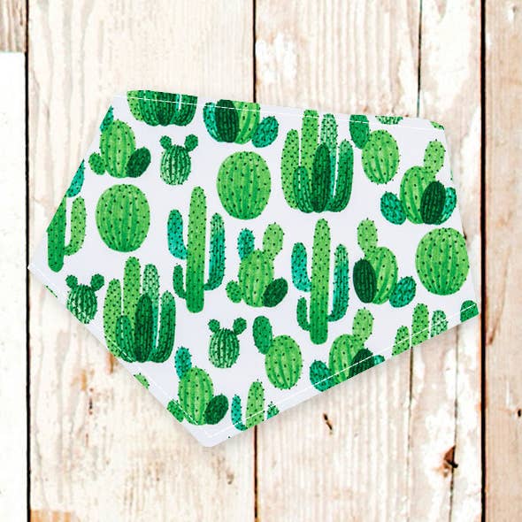 Cactus Dog Bandana (Snap-on, adjustable, 3 sizes available) for wholesale by BibbyBubby