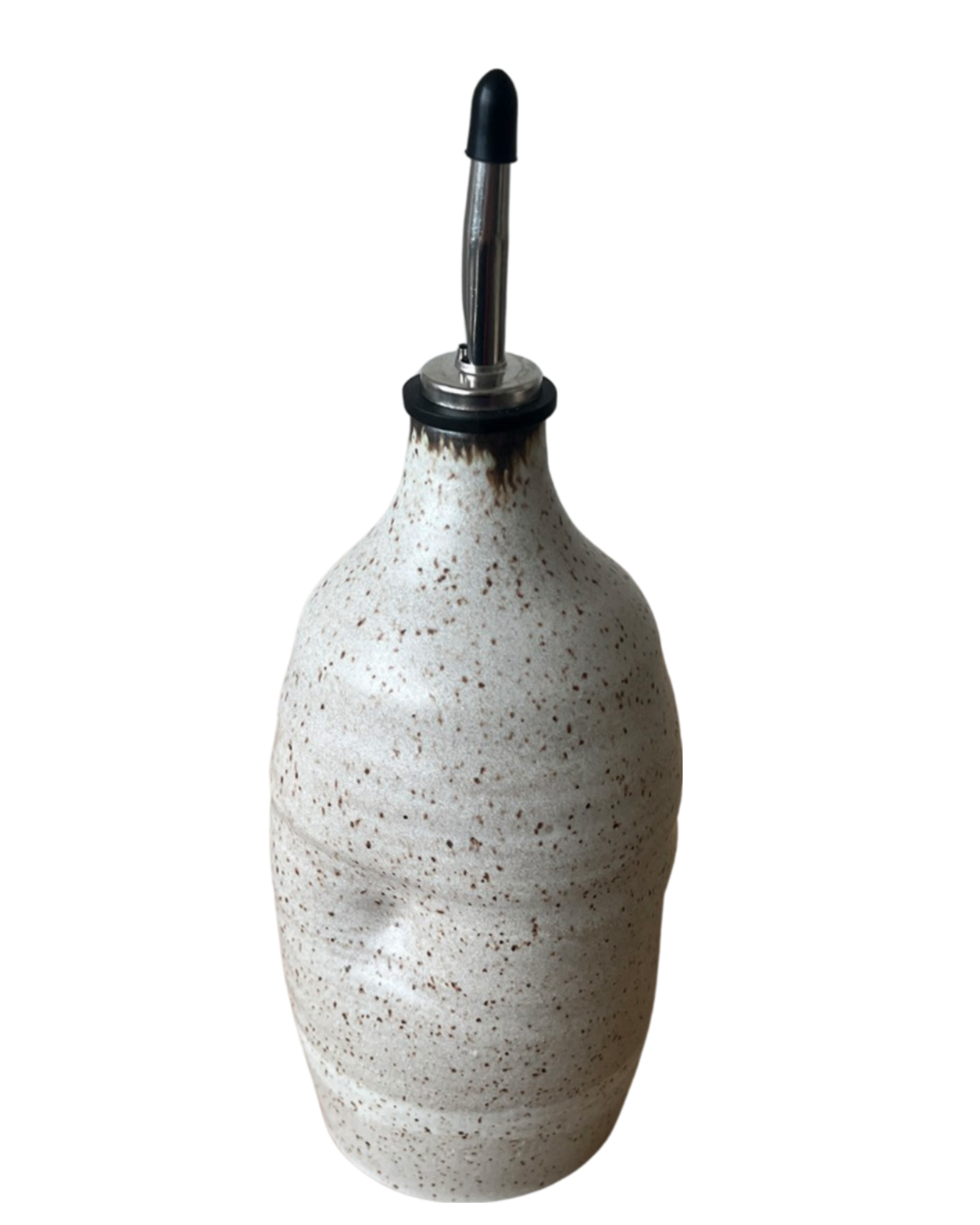 Gina DeSantis Ceramics – wholesale Oil/vinegar dispenser – Luna Oil Cruets2
