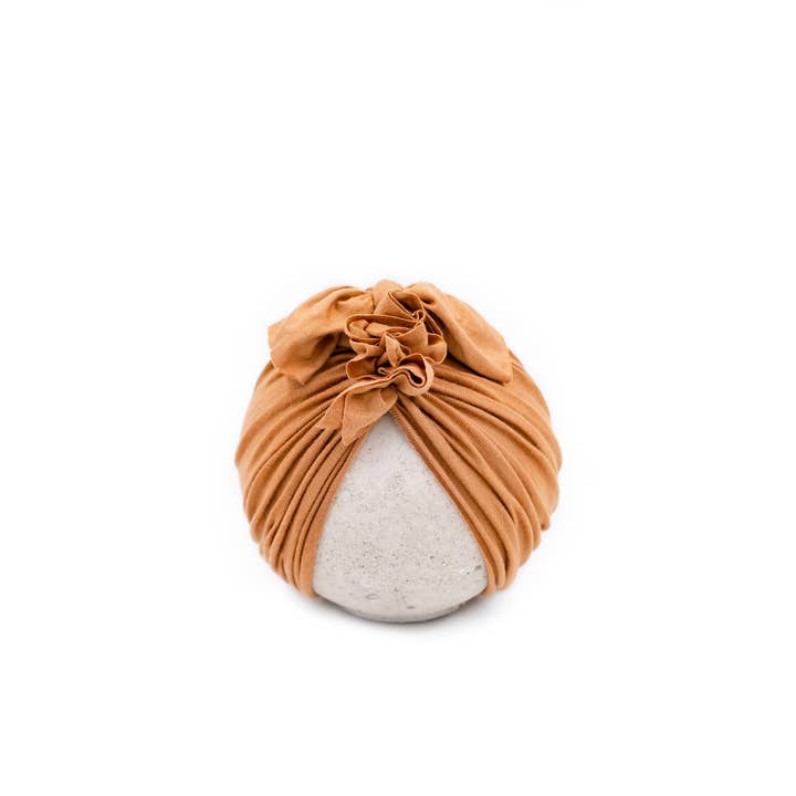 Vintage Head Wrap Hat - Caramel for wholesale by BluTaylor®