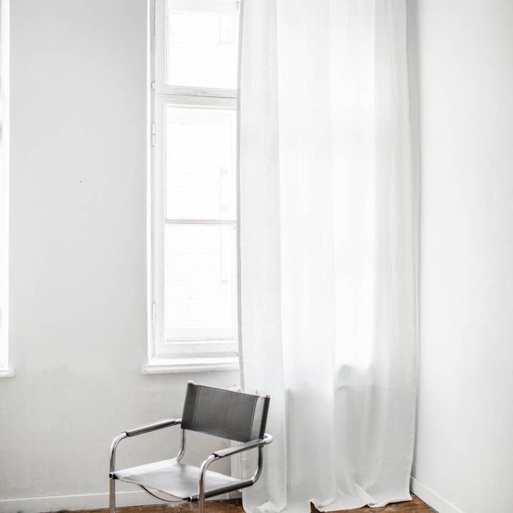 AmourLinen - Wholesale Curtain - Tie top linen curtain6