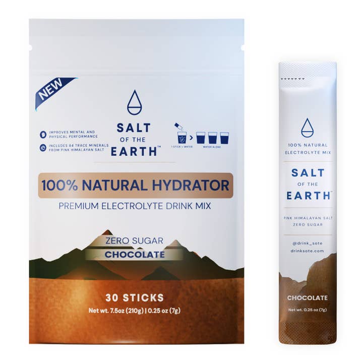 Salt of the Earth - Wholesale Sports/Energy Drink - Salt of the Earth | Natural Electrolytes | Chocolate