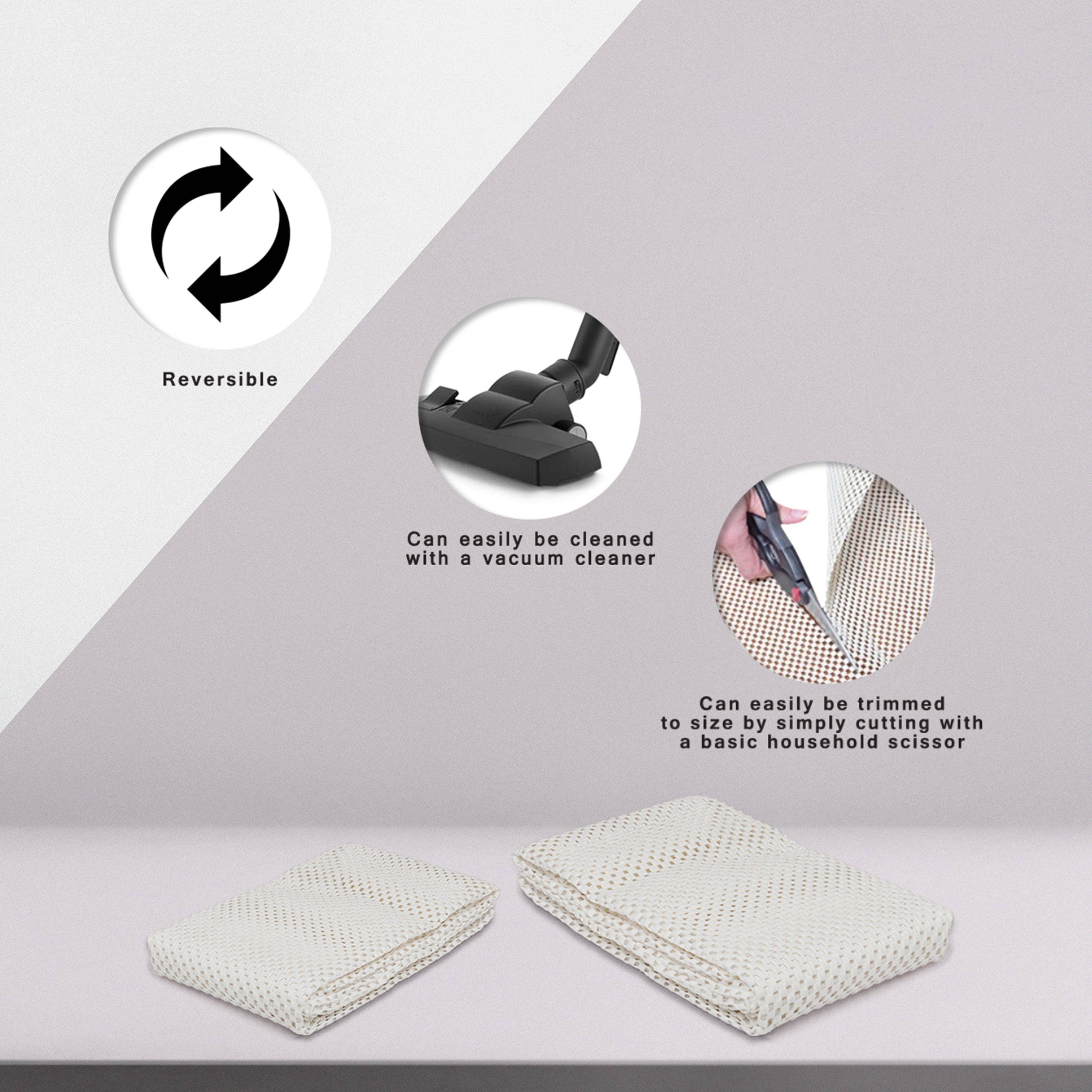 Nevlers - Wholesale Vloerkleed - Antislip vloerkleed - 6'x9' PVC-schuimrubberen gripmatten, wit7