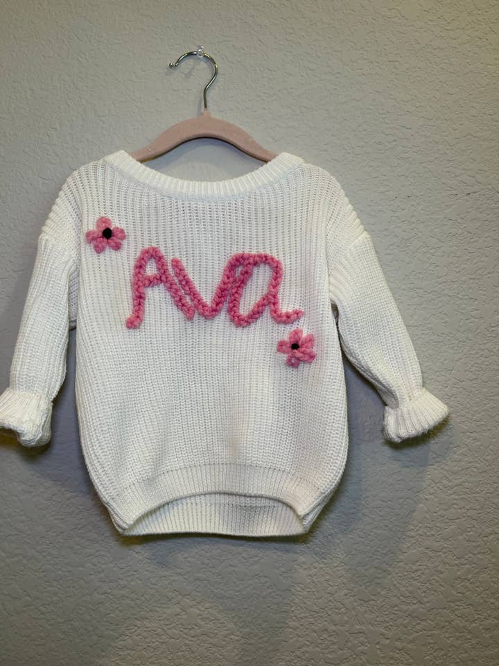 Pretty Little Stitch - Venta al por mayor Jersey de punto - Niños - Suéteres gruesos bordados a mano20