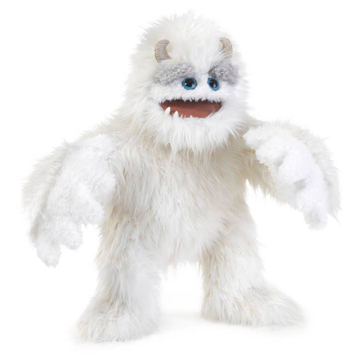 Boneco Yeti 3186 com Pelagem Branca e Mãos Duplas por atacado de FOLKMANIS-PUPPETS