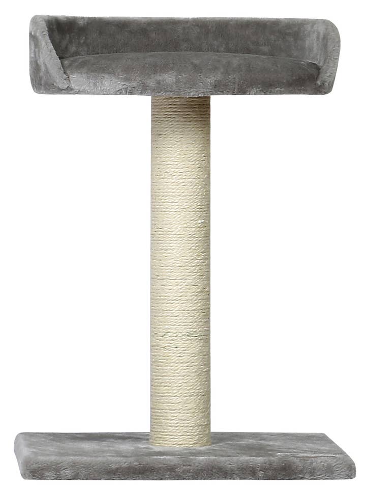 Pacha Grau, Kratzbaum mit bequemem Plateau für den Großhandel von Wouapy