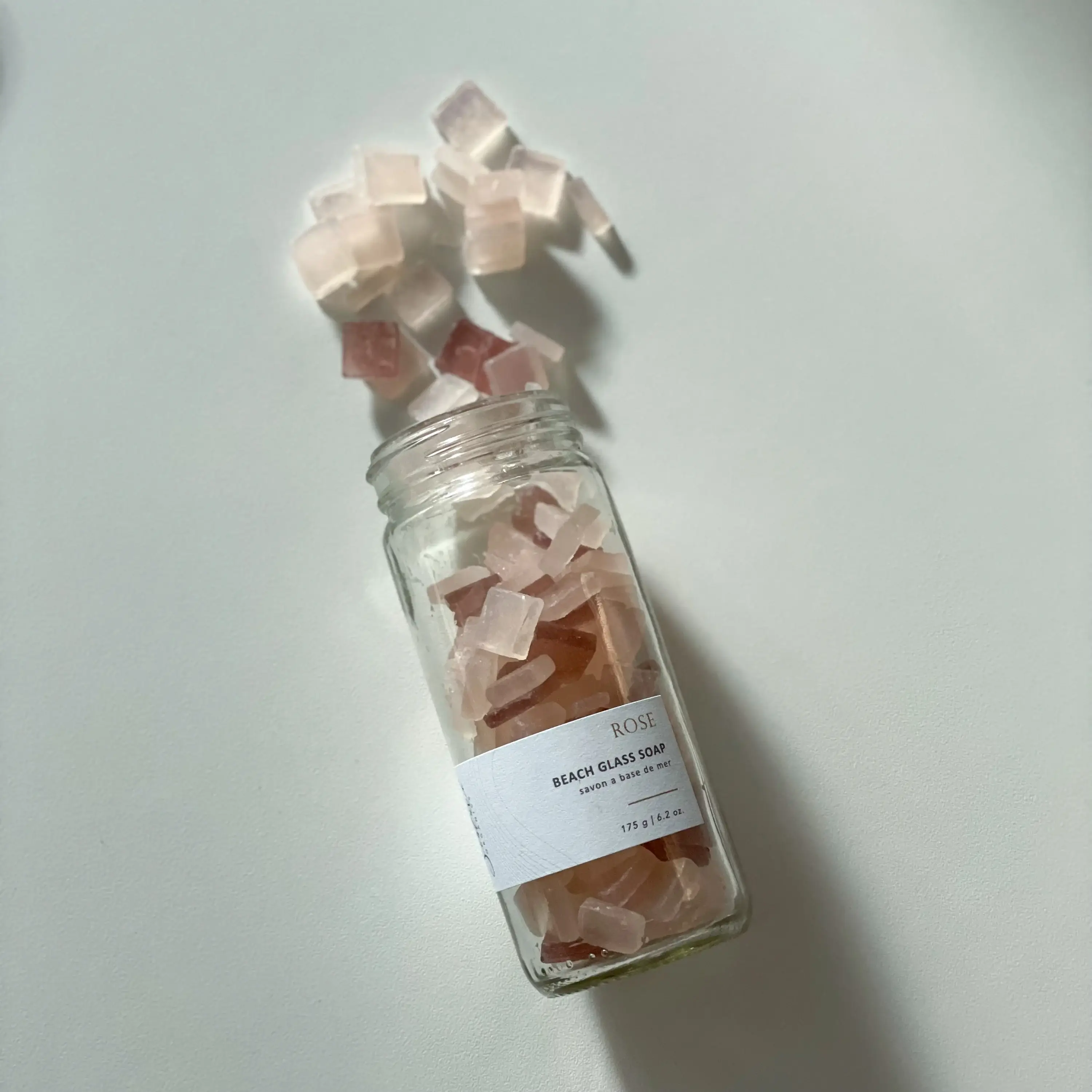 Sealuxe - Vente Pains de savon - Savon Rose Beach Glass/Sea Glass1