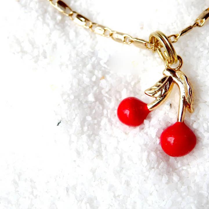 AnkletAllure - Wholesale Anklet - Rockabilly Jewelry Cherry Anklet Summer Jewelry Retro 50's