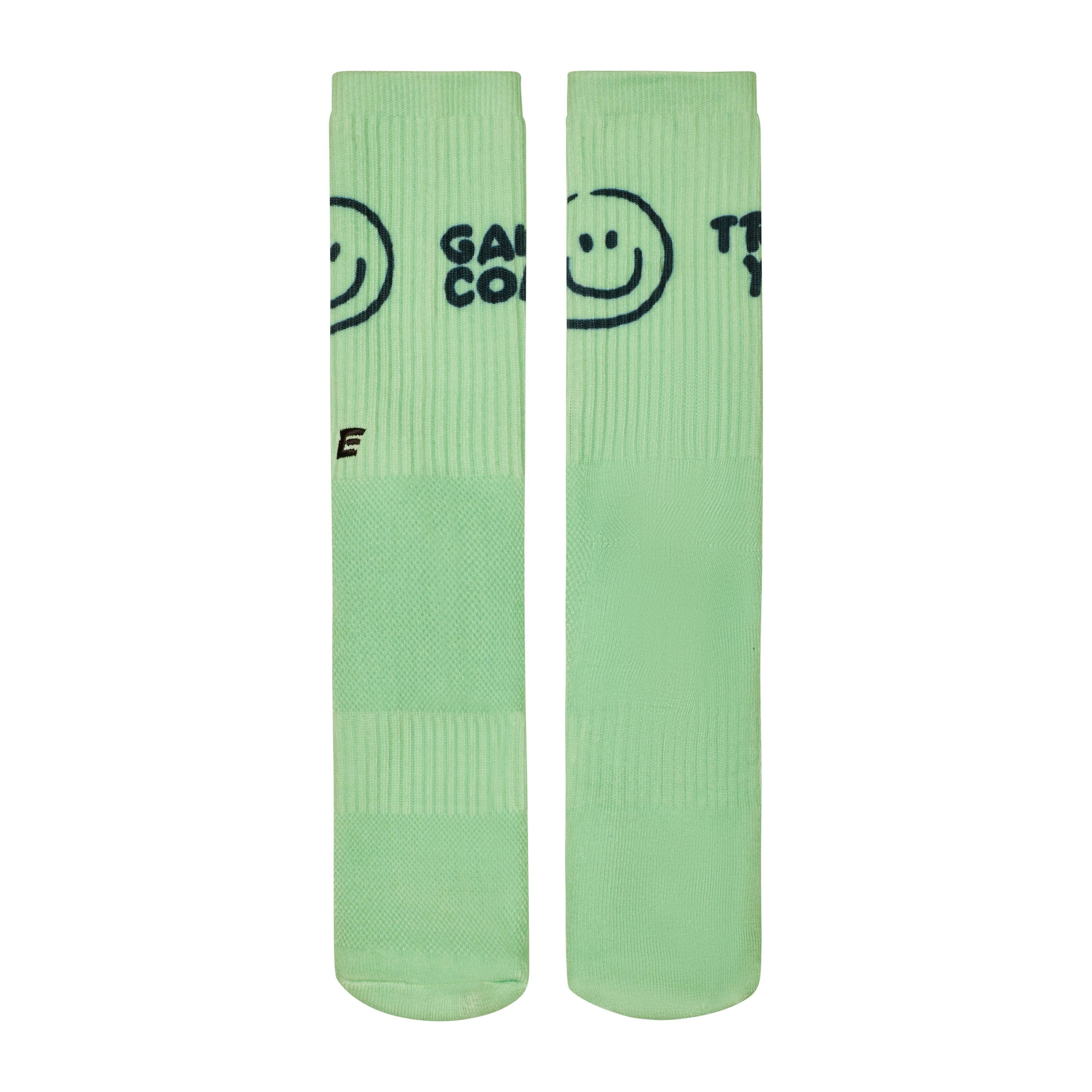 Elitex Training - Wholesale Socks - Unisex - Performance Trust You Gains Come Green Socks1
