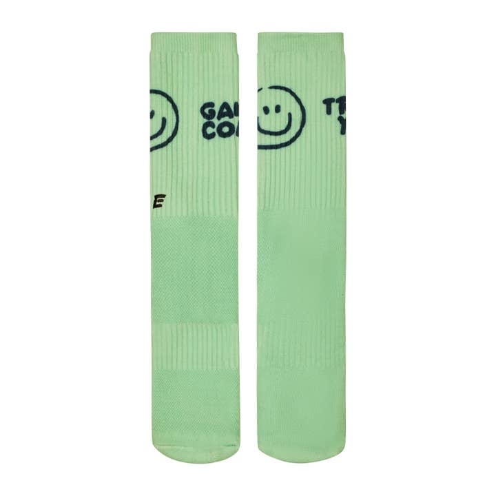 Elitex Training - Wholesale Socks - Unisex - Performance Trust You Gains Come Green Socks1