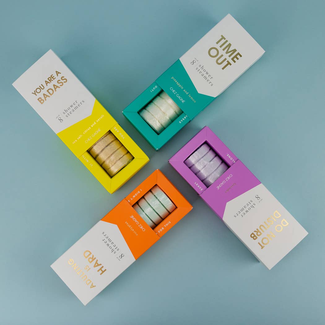 Chez Gagné - Vendita all'ingrosso Bombe/Compresse vaporizzanti da doccia - Do Not Disturb - Pastiglie Aromaterapia per Doccia alla Lavanda - Set da 83