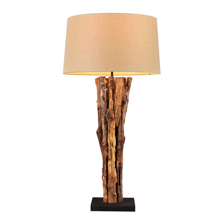 TEAK BRANCH TABLE LAMP L607 for wholesale by Continental Home