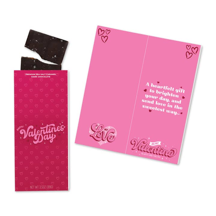 NEW - Valentine's Day Chocolate Bar - A Heartfelt Gift for wholesale by Sweeter Cards Chocolate Bar + Greeting Card in ONE!