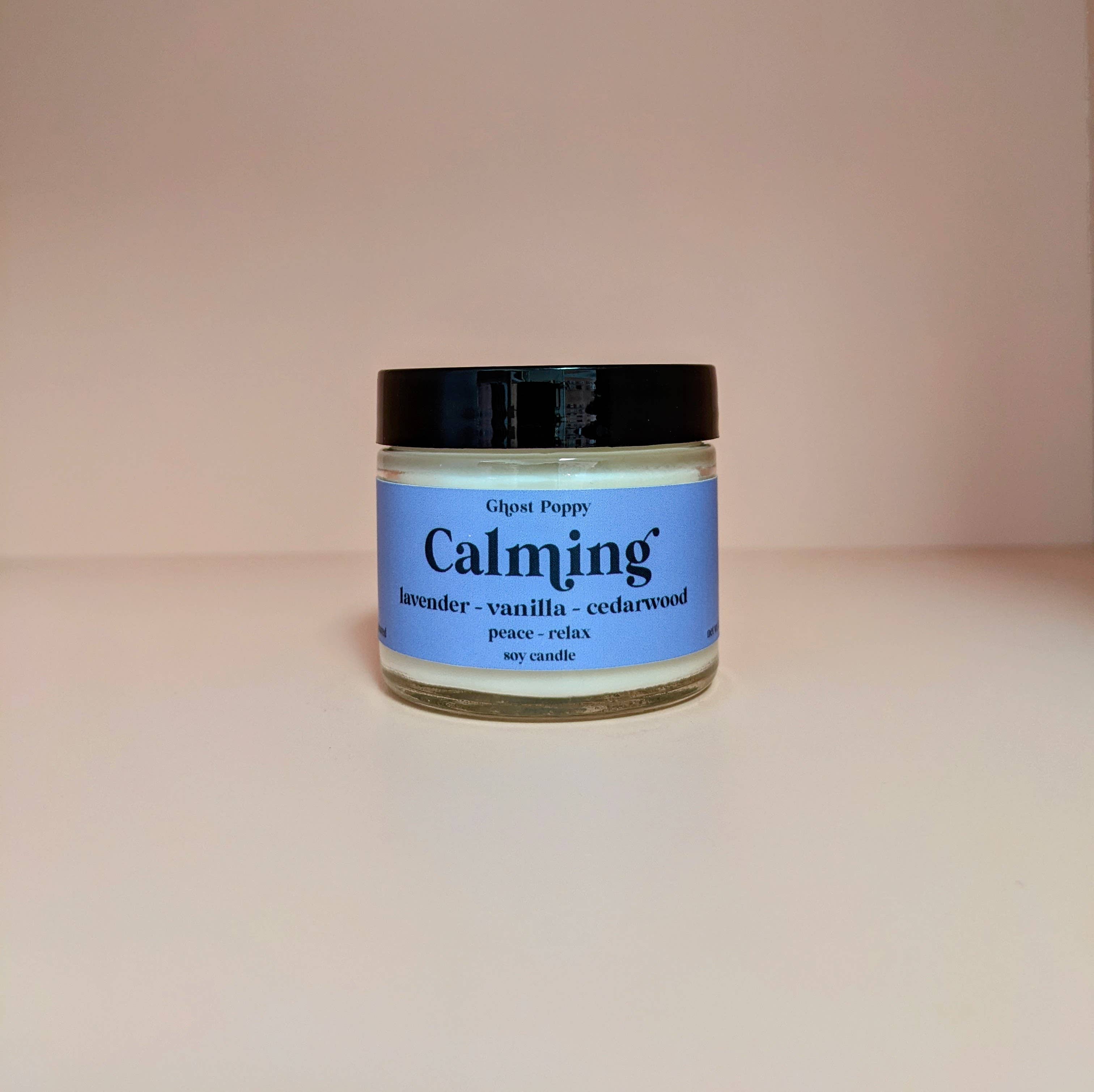 Ghost Poppy - Wholesale Jar/Filled Candle - Calming Mini Candle1
