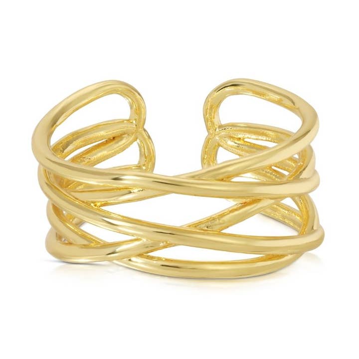 Multi Layer Adjustable Ring for wholesale by Splendid Iris