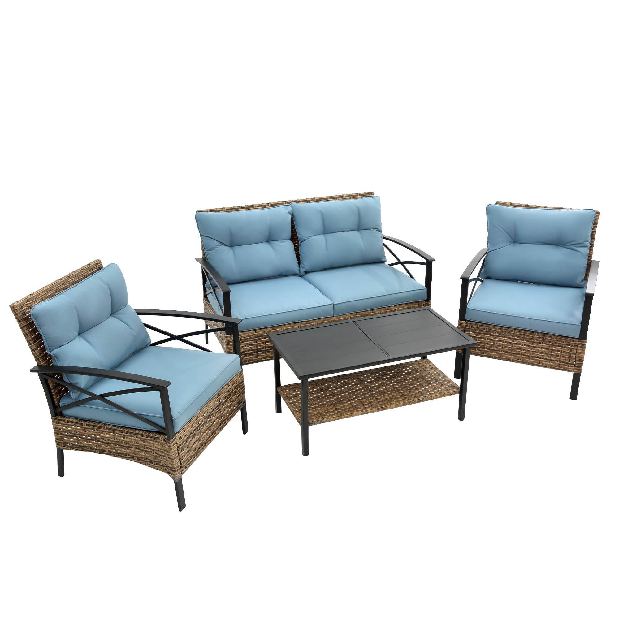 HOMYCASA DESIGN INC - Wholesale Patio Set - All-Weather Outdoor Patio Furniture Sets for Backyard Garden81